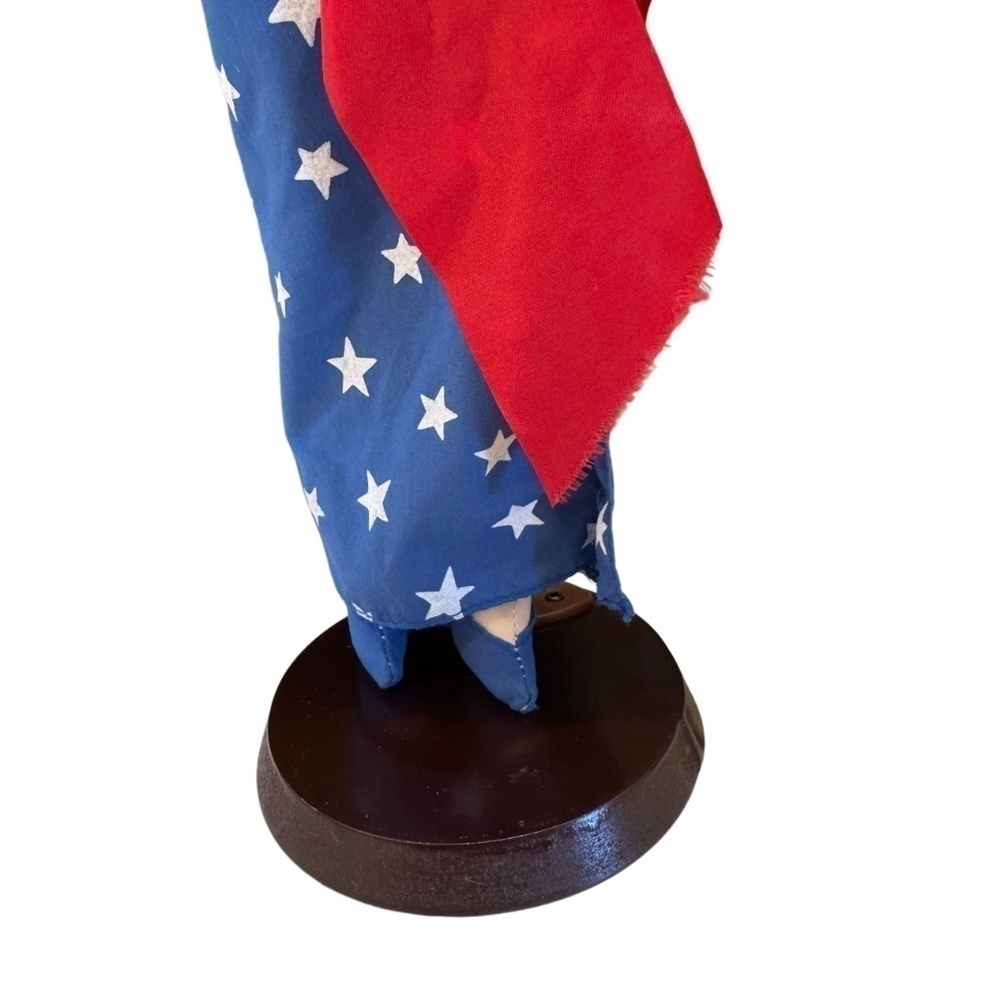 Betty Boop 1983 Patriotic Plush Rag Doll 18 Inch - Picture 6 of 7